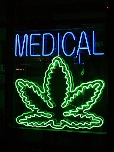 Medical Marijuana neon sign