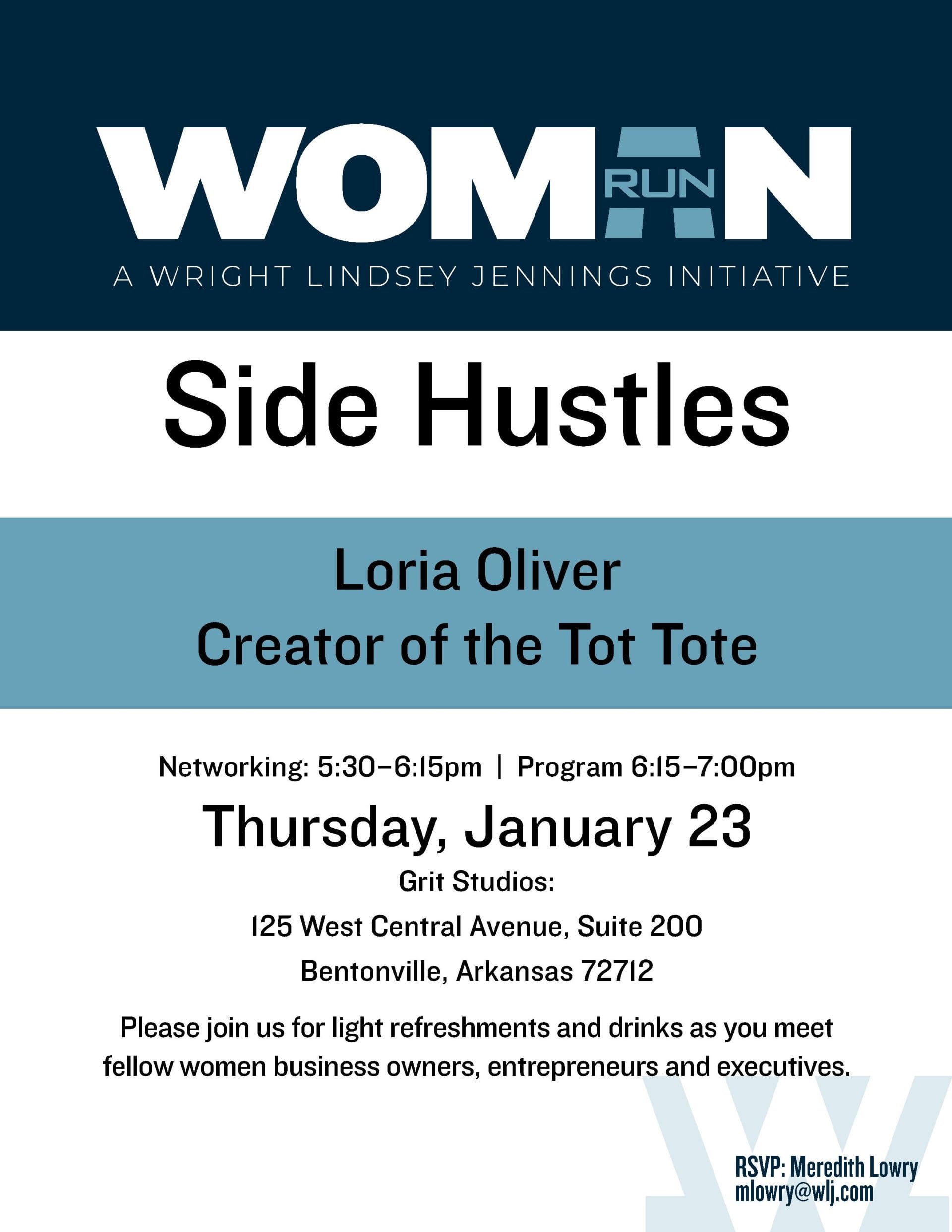 Woman Run Side Hustles event