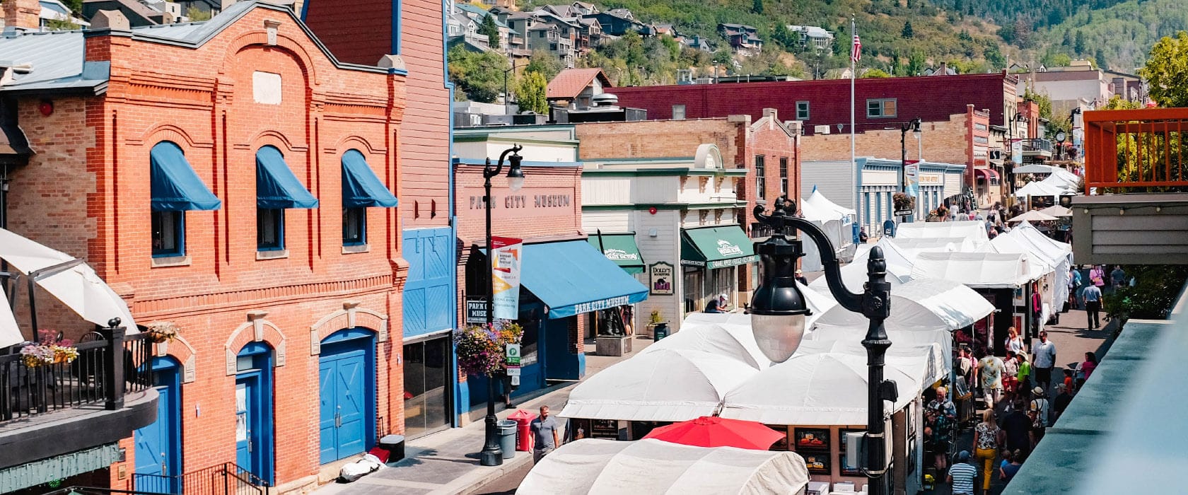 municipal building in a small town